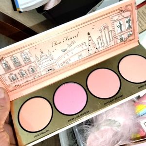 Brand New Too Faced 4 Shade Blush Palette